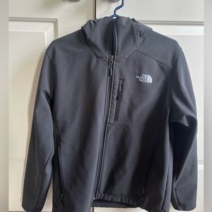 North face mens soft-shell with hood